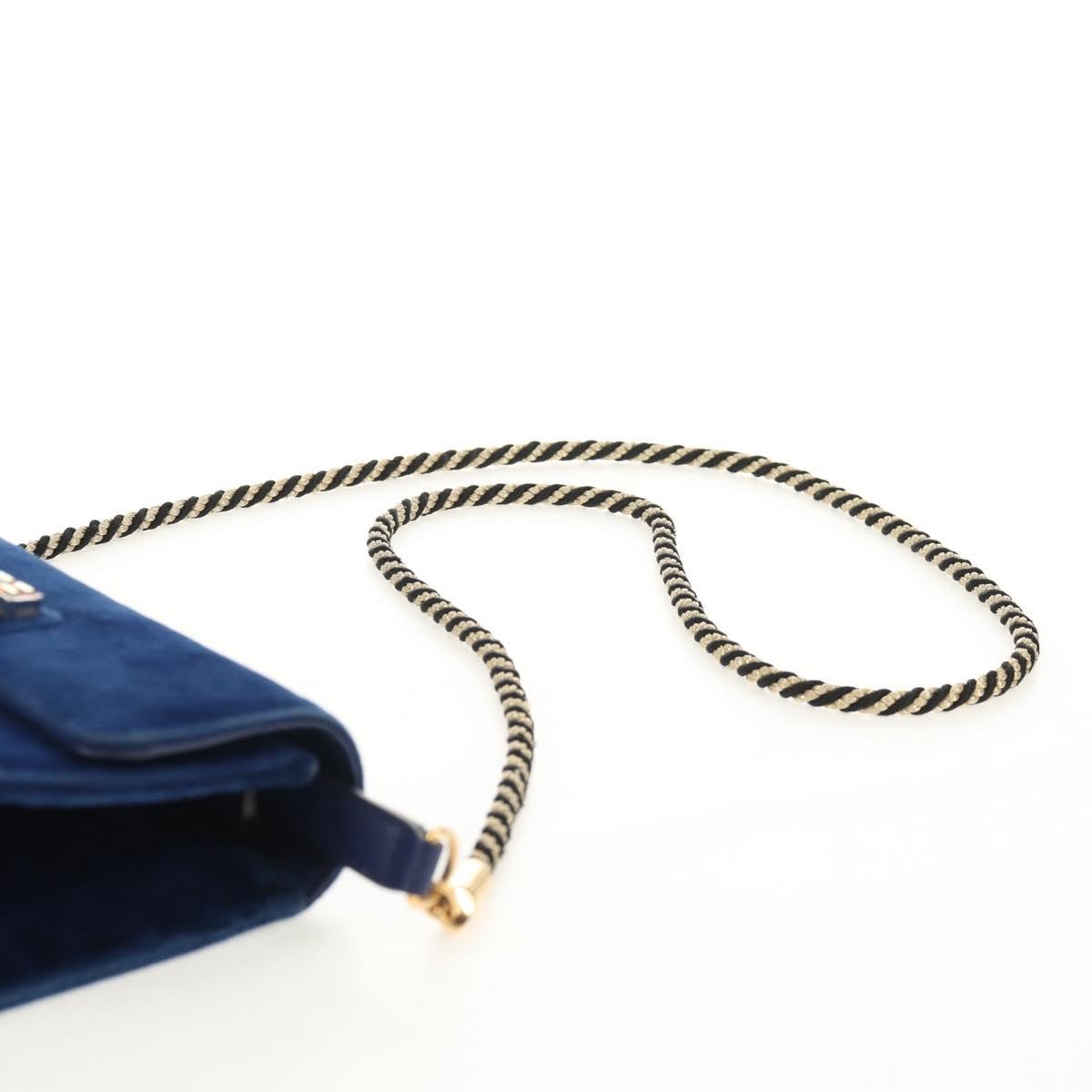 Gucci G Broadway Shoulder Bag Velvet with Crystals