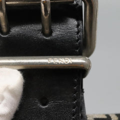 Fendi Buckle Flap Shoulder Bag Zucchino canvas