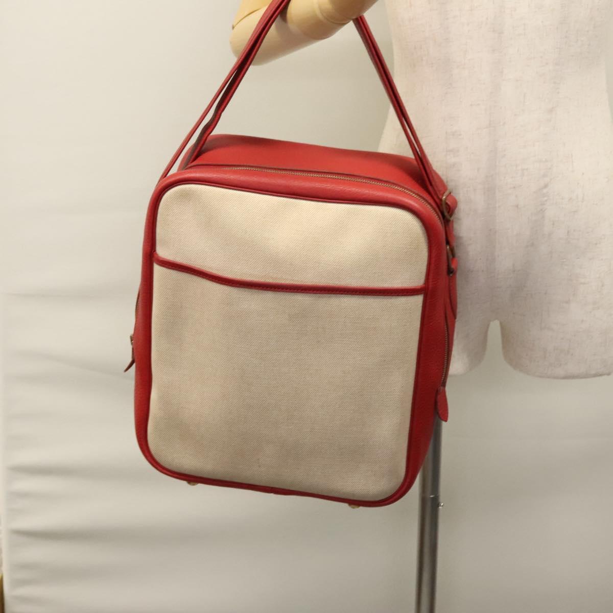 Hermes Victoria Messenger Bag Toile with Leather