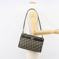Christian Dior Vintage Trotter Shoulder Bag Canvas