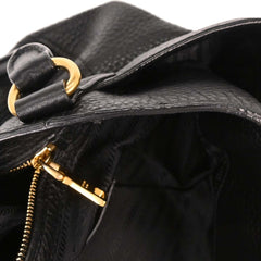 Prada Side Pocket Convertible Tote Vitello Daino