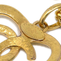 Chanel CC Heart Pendant Necklace Metal