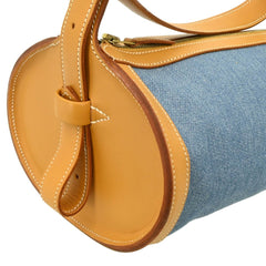Hermes Sac Doremi Bag Denim with Leather