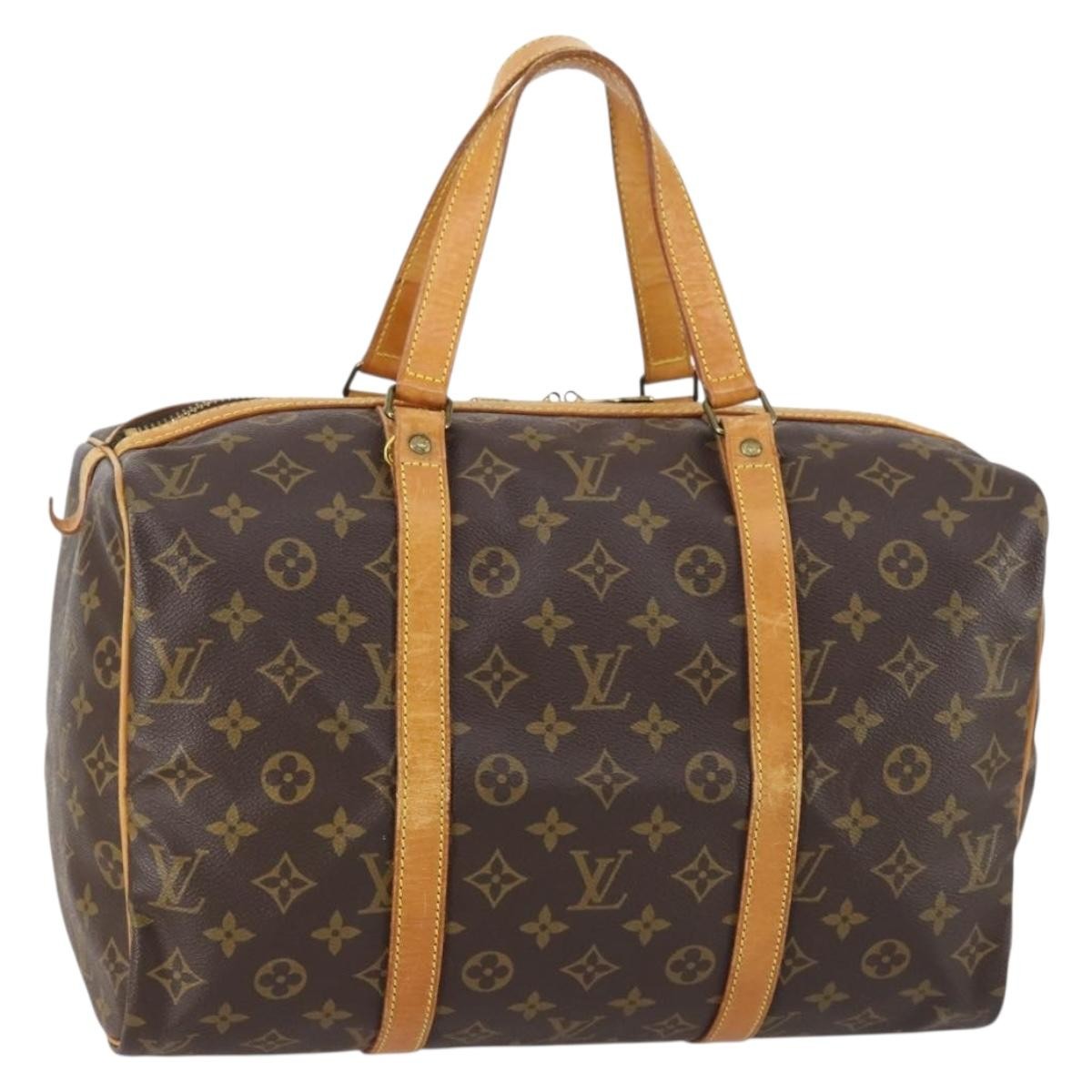 Louis Vuitton Sac Souple Handbag Monogram Canvas