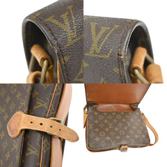Louis Vuitton Cartouchiere Handbag Monogram Canvas
