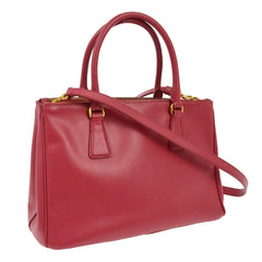 Prada Double Zip Lux Tote Saffiano Leather