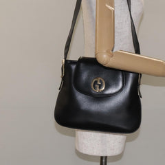 Gucci Vintage Flap Shoulder Bag Leather