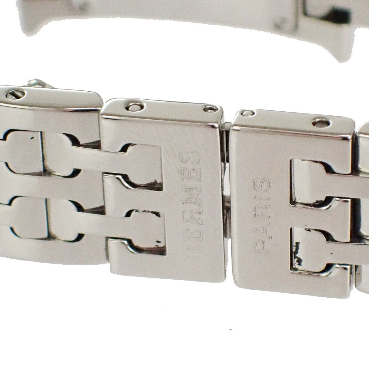 Hermes Arceau Chronograph Automatic Watch Stainless Steel and Alligator