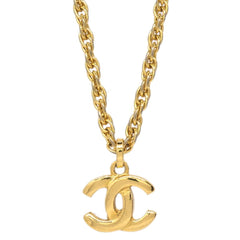 Chanel CC Pendant Necklace Metal