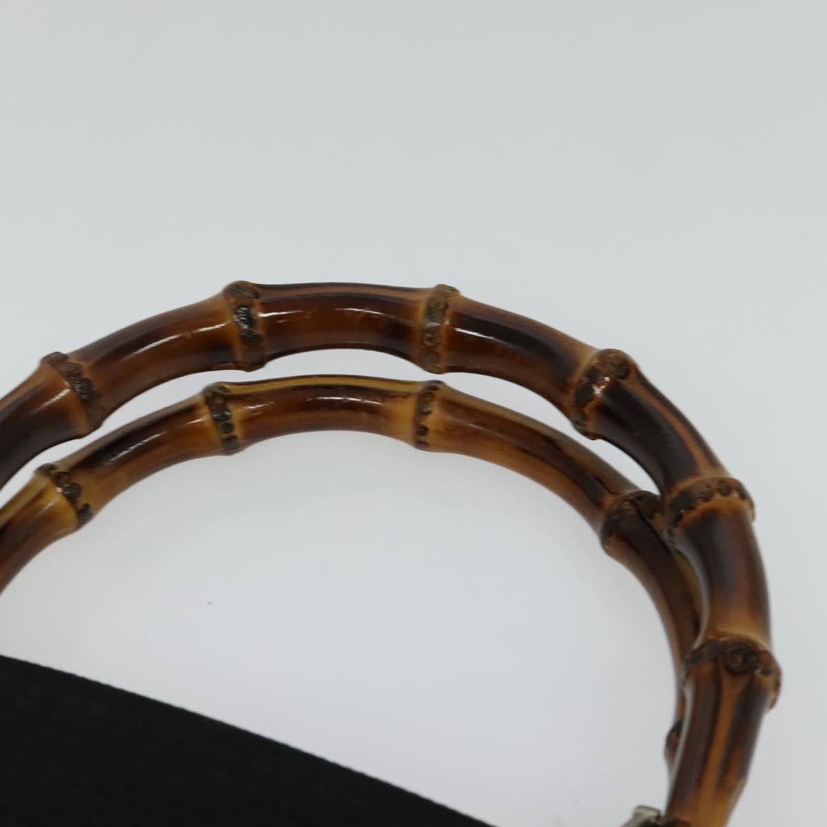 Gucci Vintage Bamboo Handle Bag Canvas