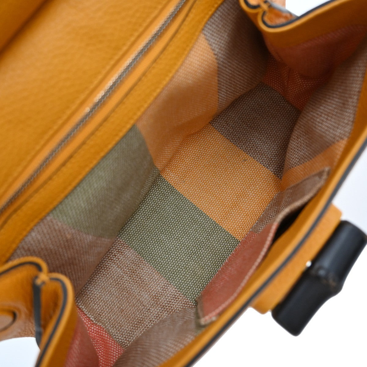 Gucci Bamboo Daily Top Handle Bag Leather