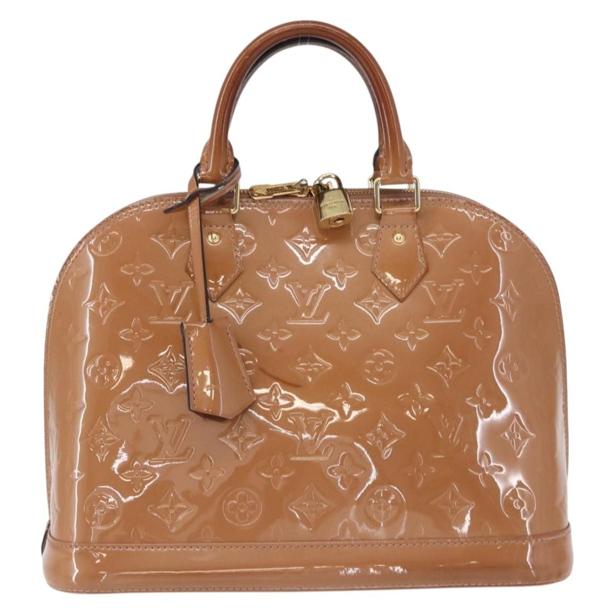 Louis Vuitton Alma Handbag Patent Leather