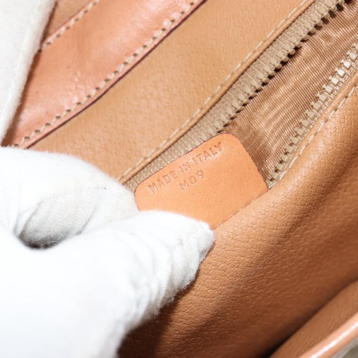 Celine Vintage Macadam Shoulder Bag Canvas