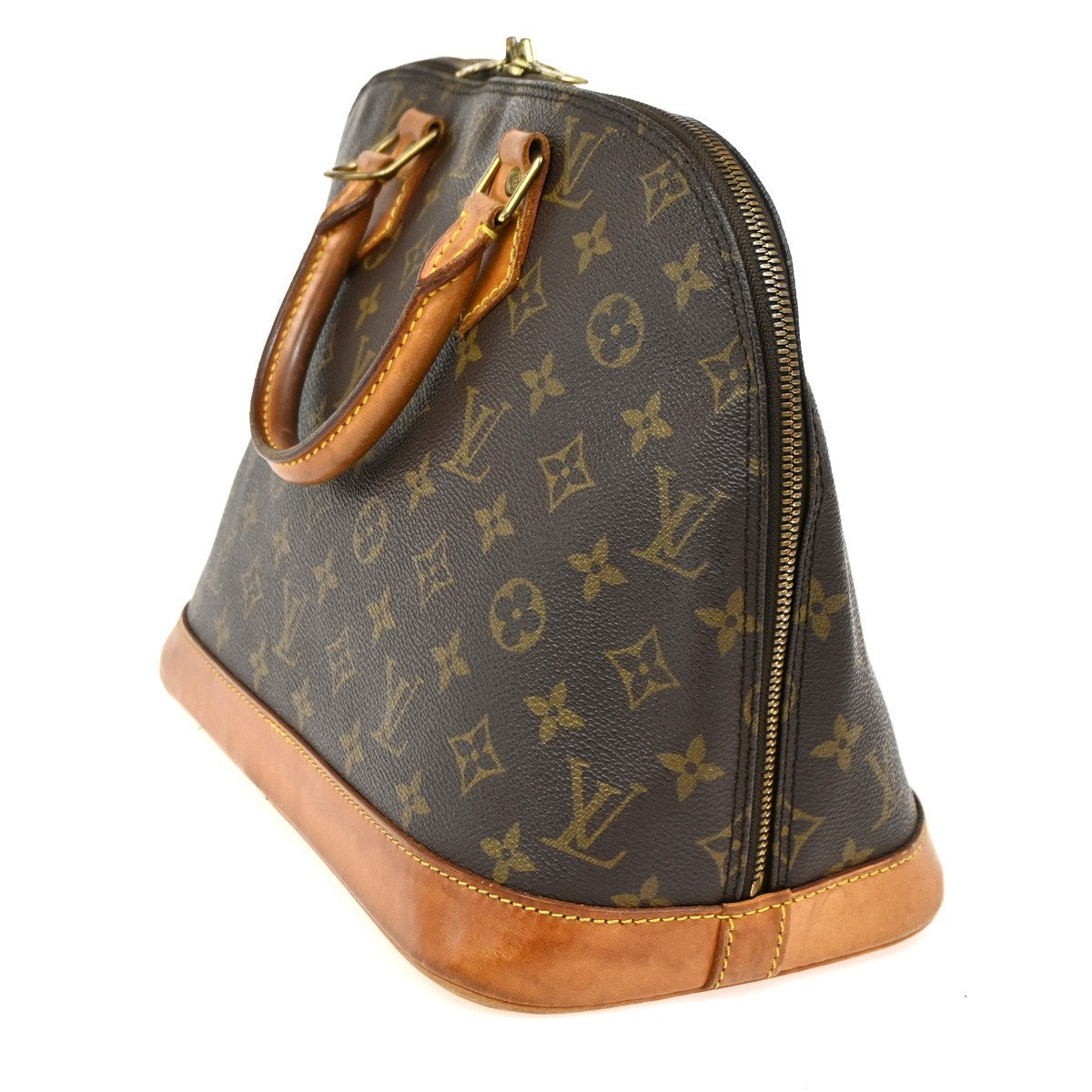 Louis Vuitton Alma Handbag Monogram Canvas