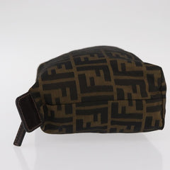 Fendi Logo Zucca Clutch PVC Leather