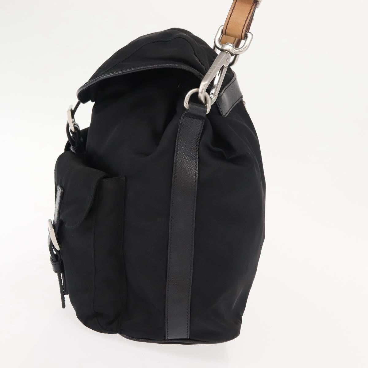 Prada Double Pocket Shoulder Bag Tessuto