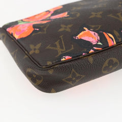 Louis Vuitton Pochette Accessoires Limited Edition Monogram Roses
