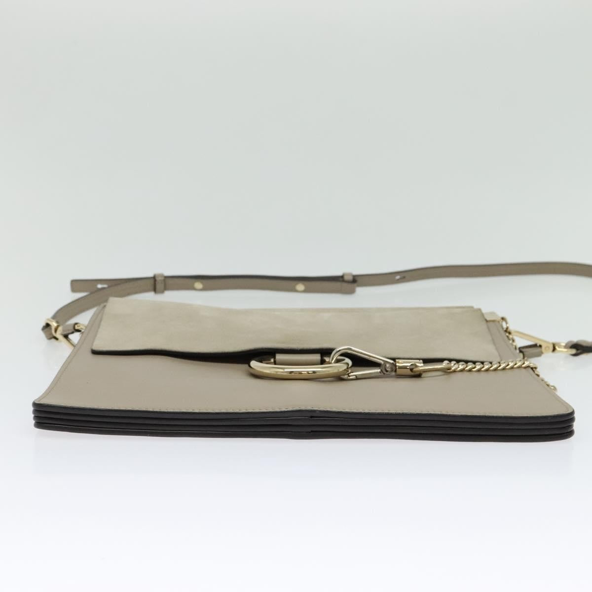 Chloe Faye Shoulder Bag Leather and Suede