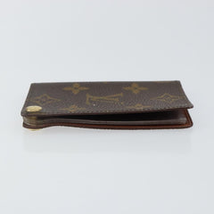 Louis Vuitton Porte Cartes Pression Card Case Monogram Canvas