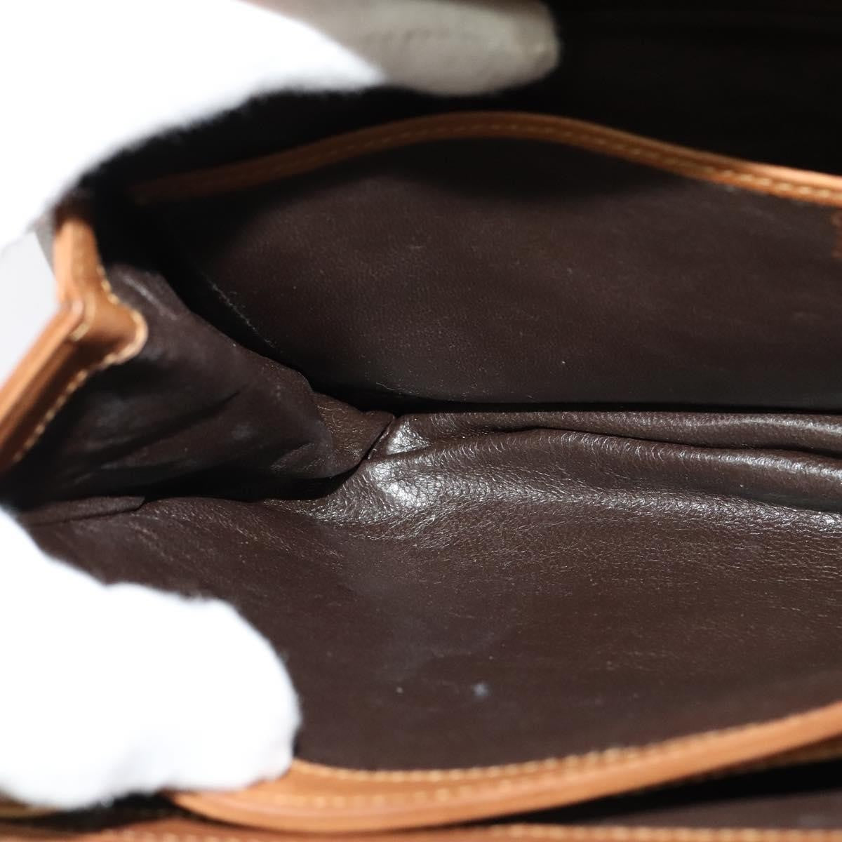 Gucci Vintage Flap Crossbody Bag Leather