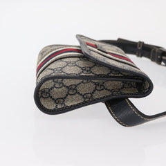 Gucci Vintage Web Belt Bag GG Coated Canvas