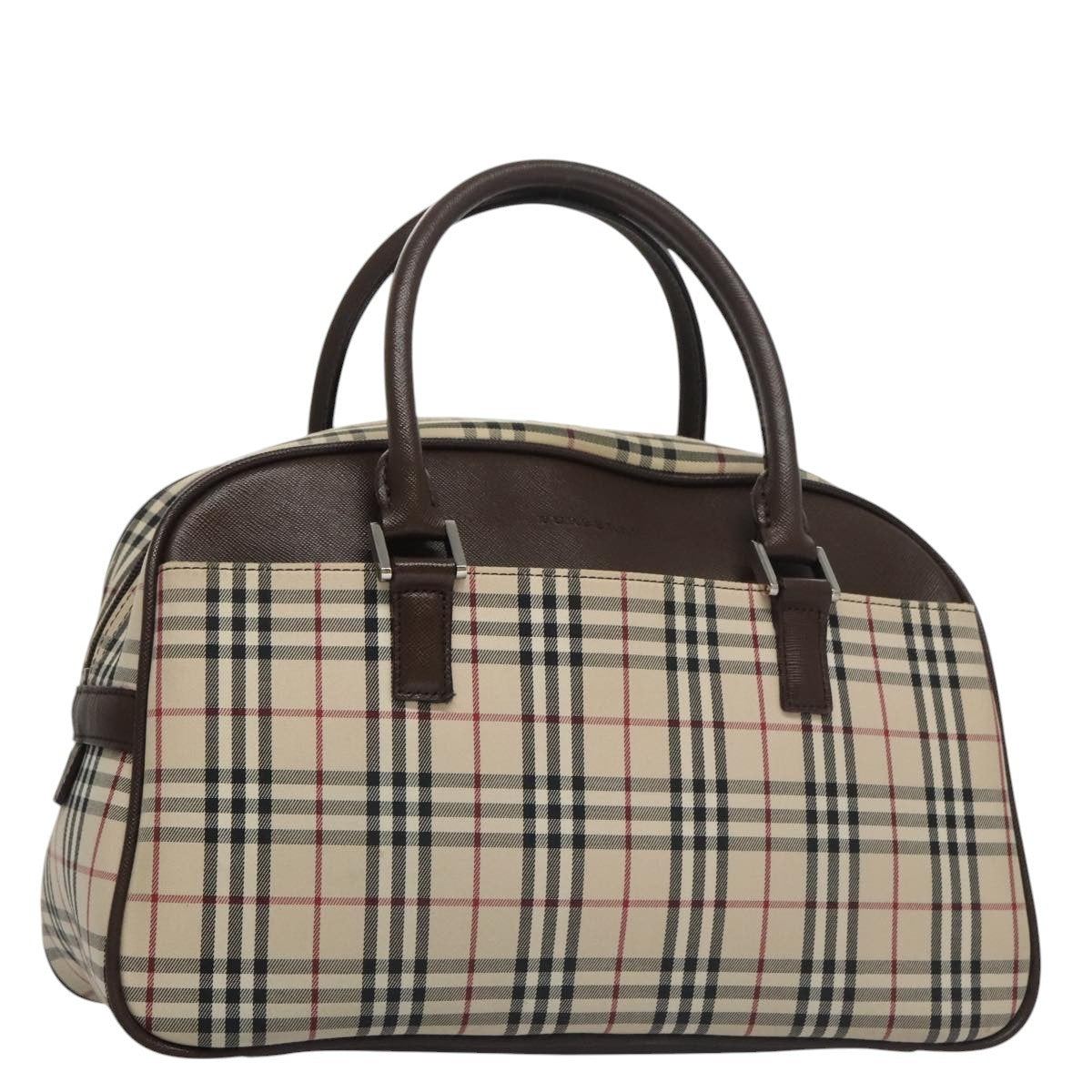 Burberry Nova Check Bowling Bag Canvas
