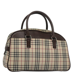 Burberry Nova Check Bowling Bag Canvas