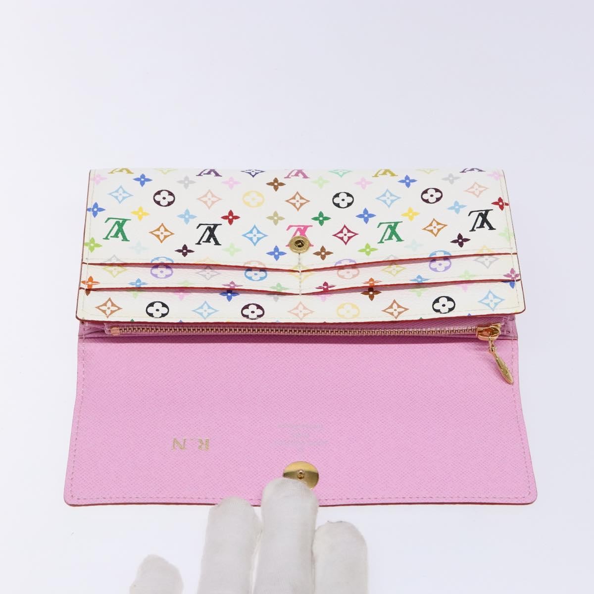 Louis Vuitton Vintage Sarah Wallet Monogram Canvas Multicolor