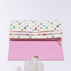 Louis Vuitton Vintage Sarah Wallet Monogram Canvas Multicolor