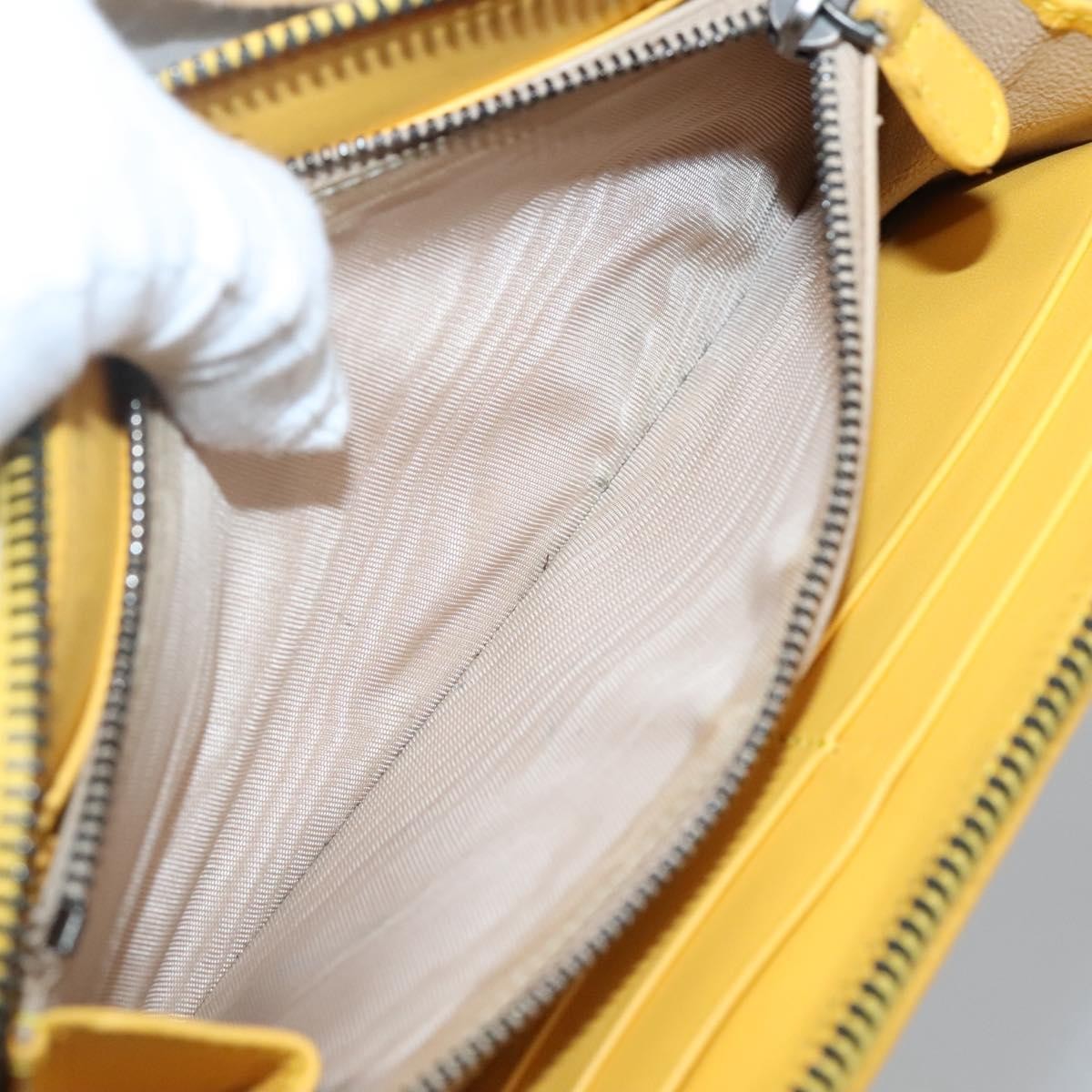 Bottega Veneta Intrecciato Long Zip  Wallet Leather