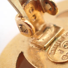 Chanel CC Turnlock Clip-On Earrings Metal