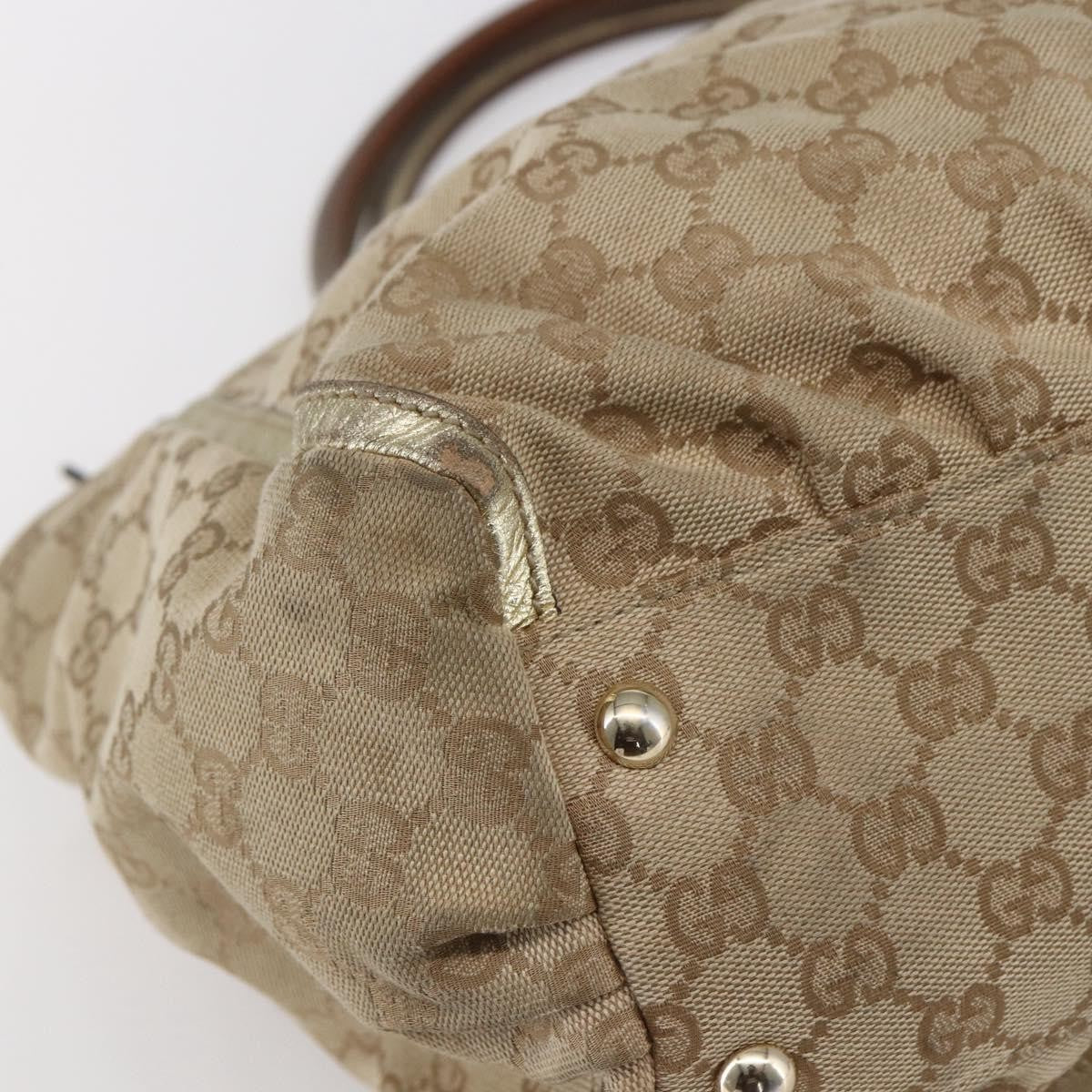 Gucci D-Ring Shoulder Bag GG Canvas