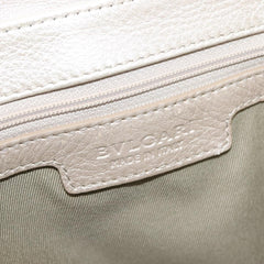 Bvlgari Chandra Flap Shoulder Bag Leather