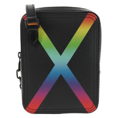 Louis Vuitton Danube Messenger Bag Rainbow Taiga Leather