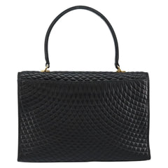 Bally Vintage Flap Handbag Quilted Leather