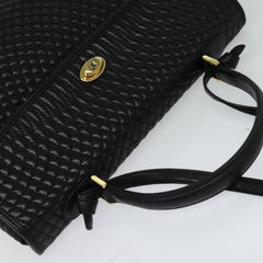 Bally Vintage Handbag Quilted Leather