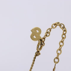 Christian Dior CD Pendant Necklace Metal