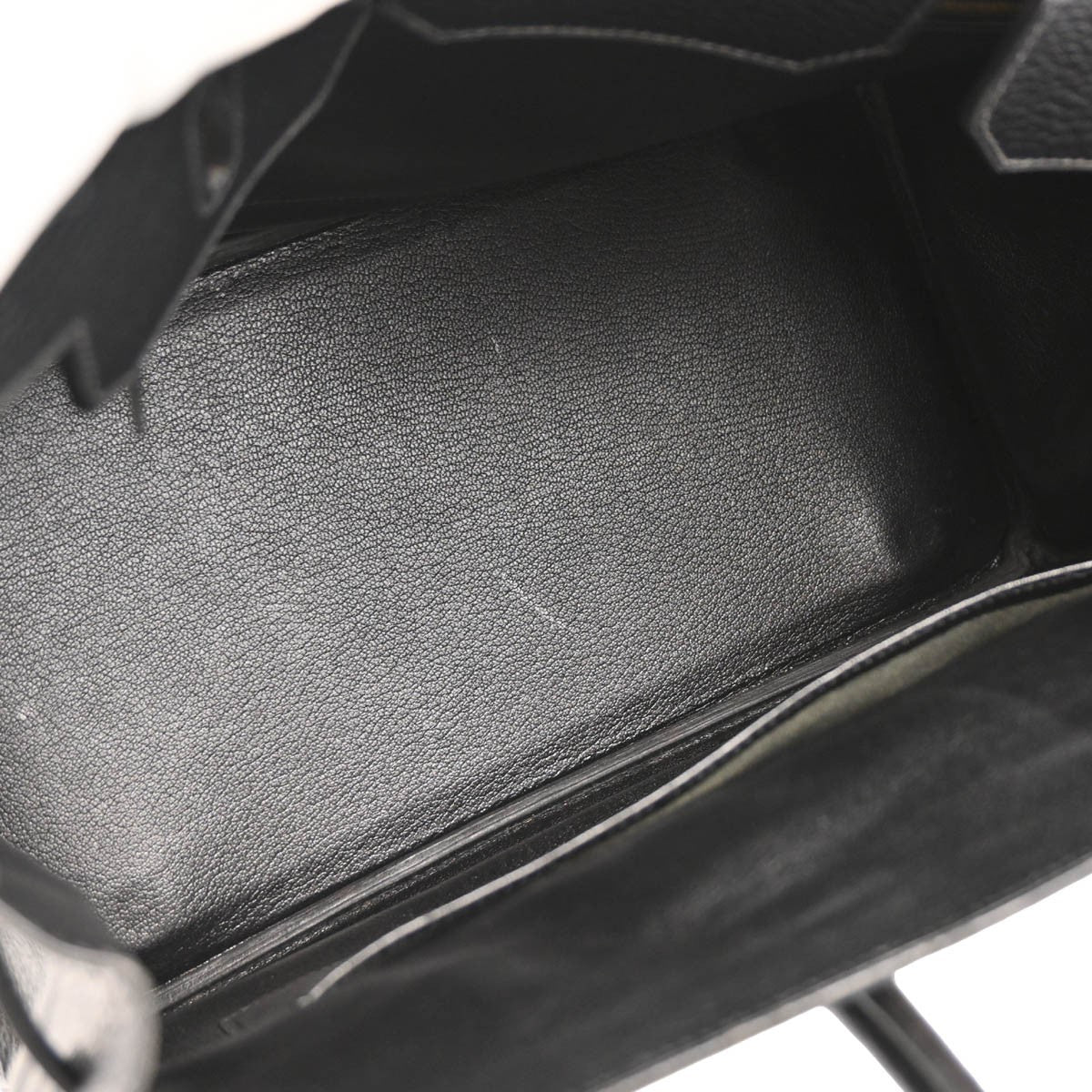 Hermes Birkin Handbag Black Ardennes with Gold Hardware