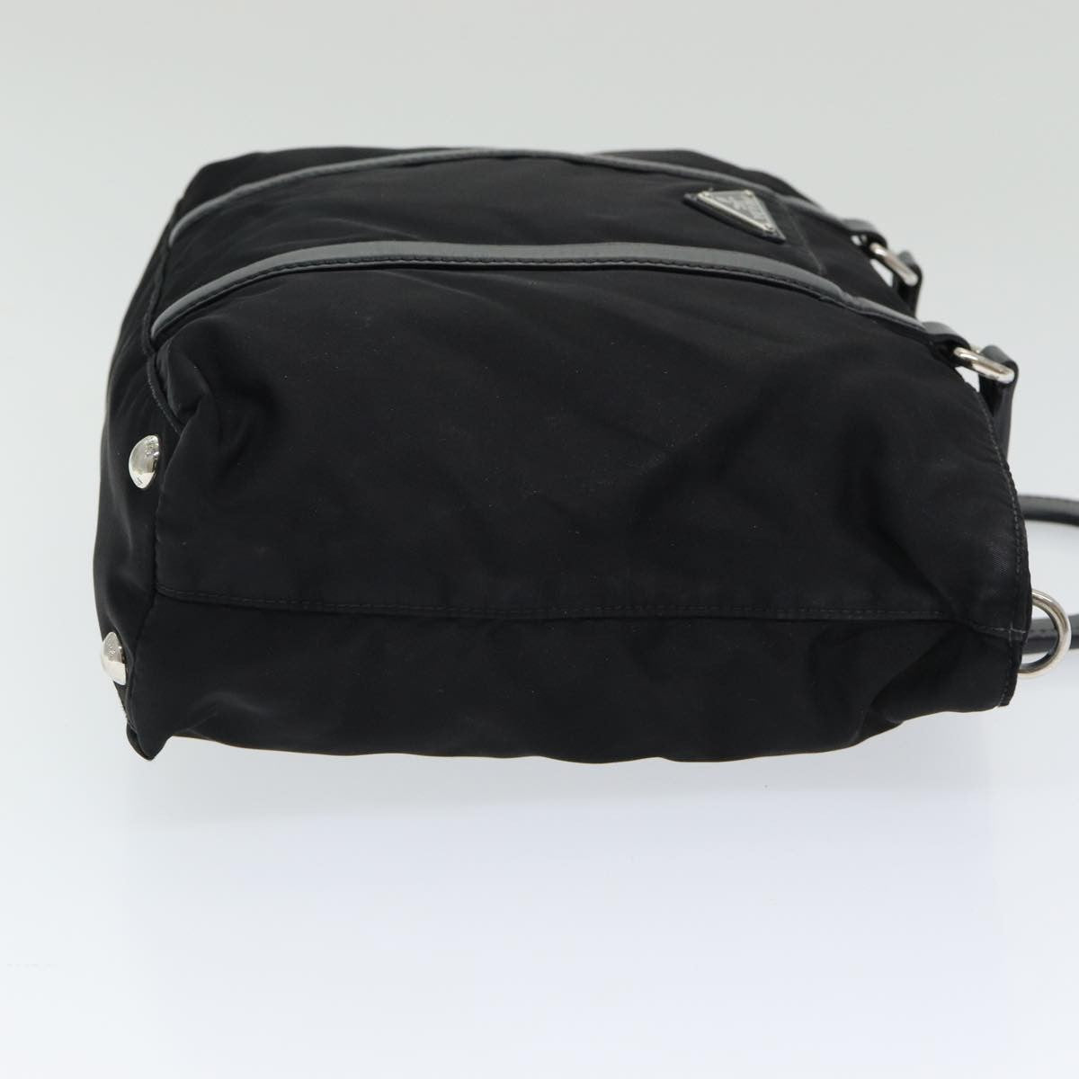 Prada Convertible Zip Tote Tessuto with Leather