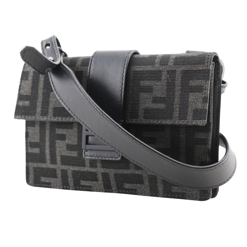 Fendi Baguette Convertible Belt Bag Zucca canvas
