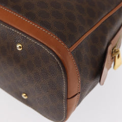 Celine Vintage Macadam Handbag Canvas and Leather