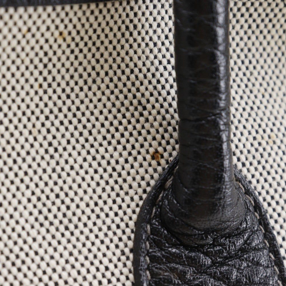 Hermes Garden Party Tote Toile and Leather