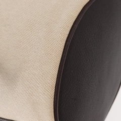 Hermes Sac Marin Recif Drawstring Bag Toile with Leather