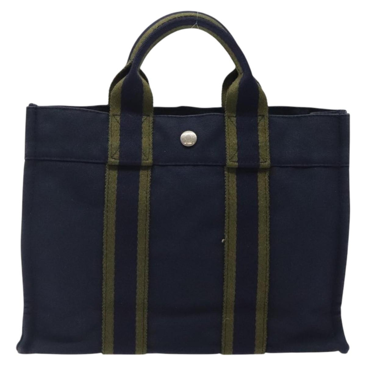 Hermes Fourre Tout Tote Canvas