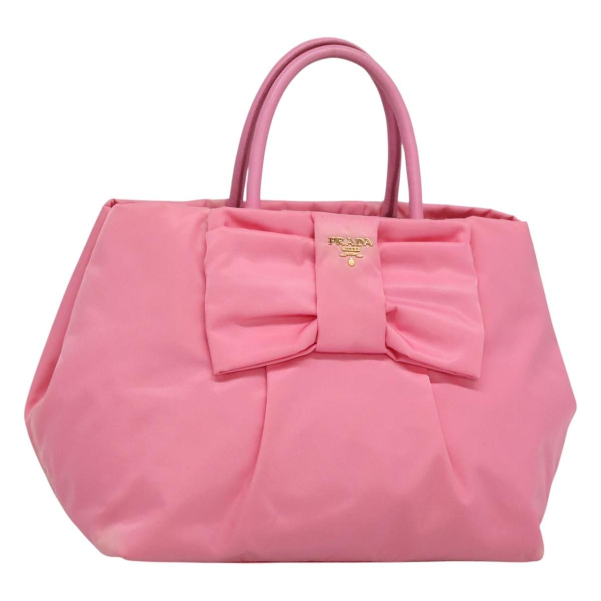 Prada Bow Tote Tessuto with Leather
