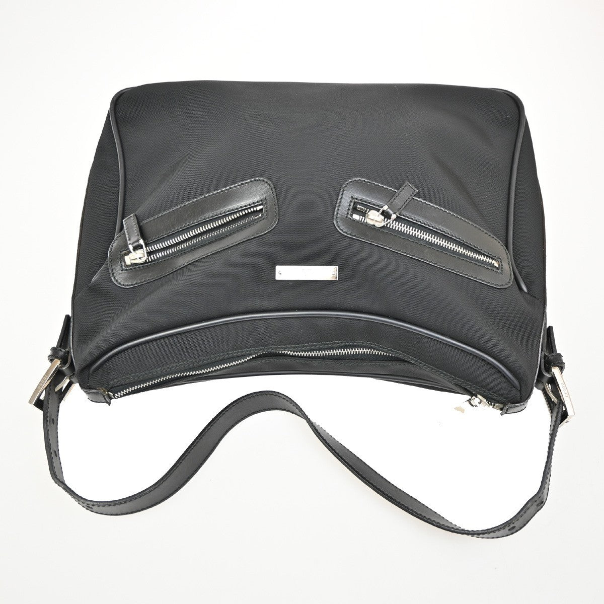 Gucci Vintage Shoulder Bag Canvas