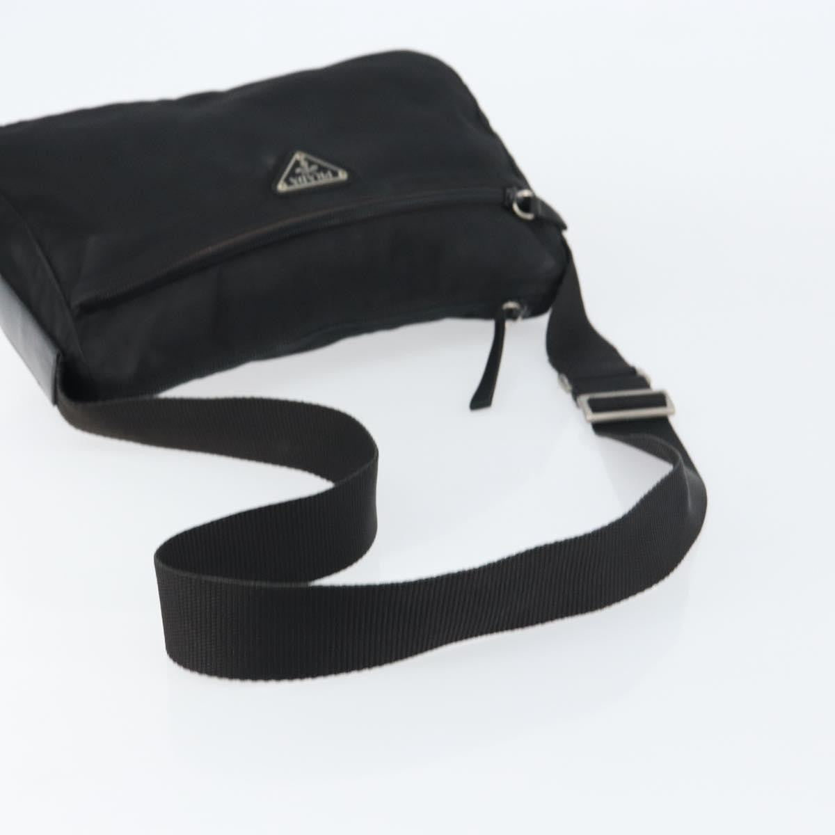 Prada Front Zip Messenger Bag Tessuto