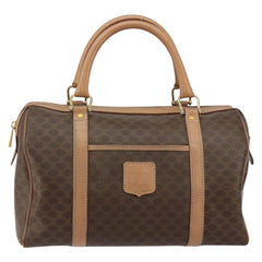 Celine Vintage Macadam Boston bag Canvas