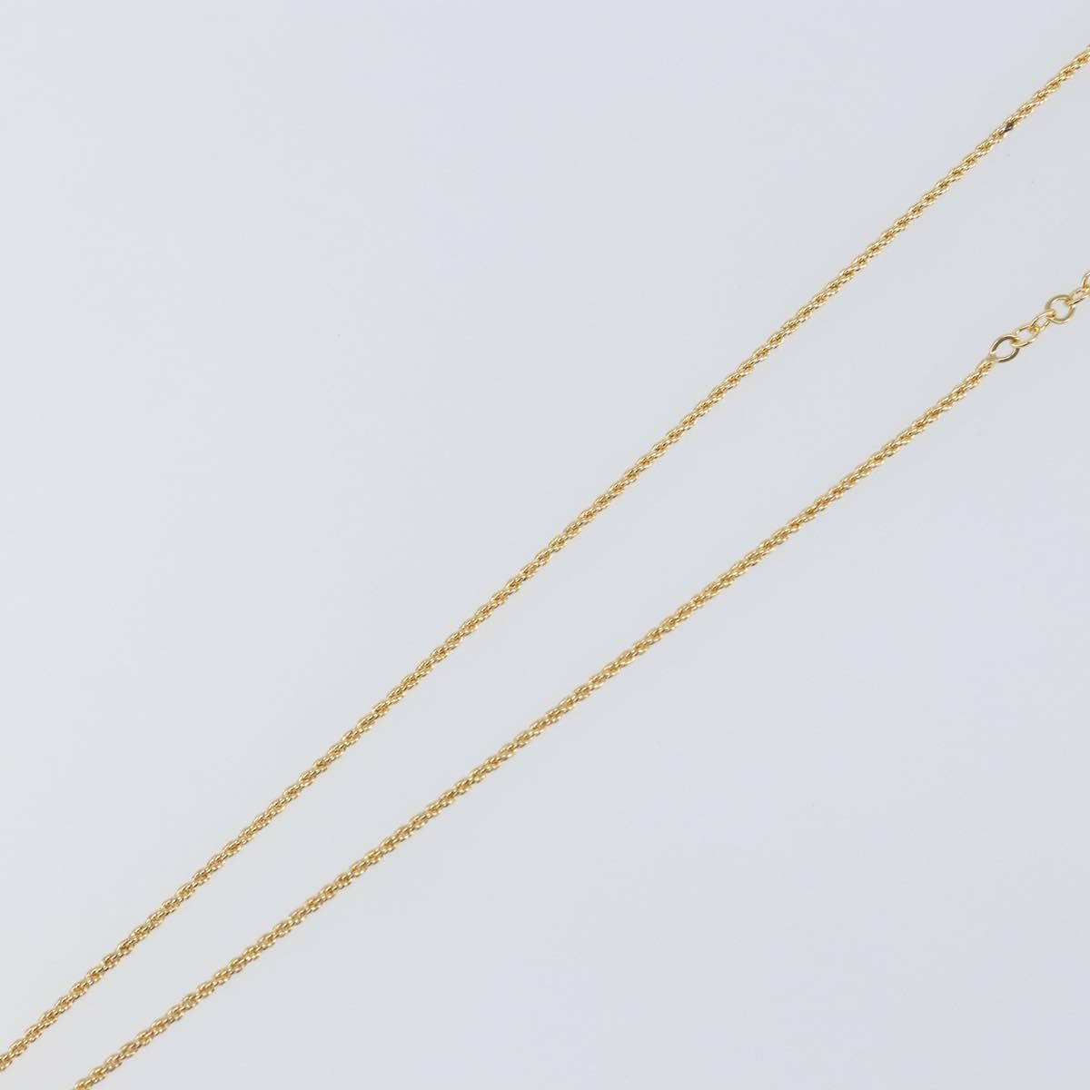 Christian Dior CD Pendant Necklace Metal