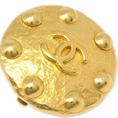 Chanel CC Round Earrings Metal